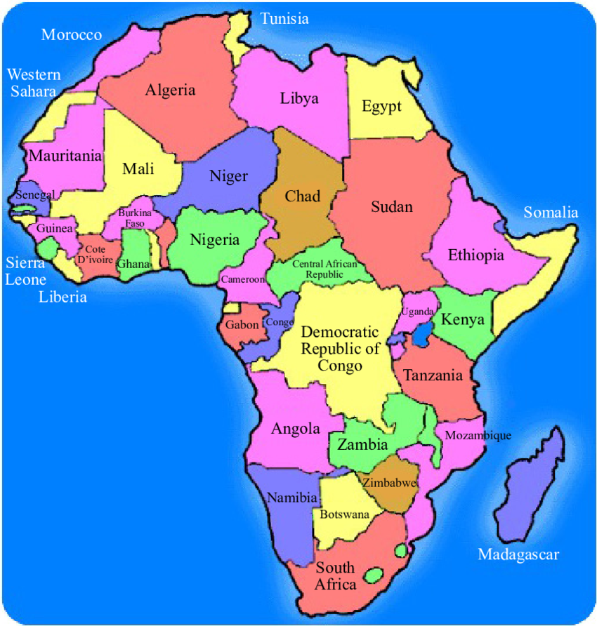 Top African Countries by Population