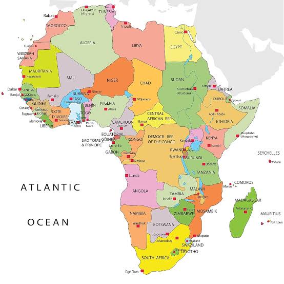 Largest Countries in Africa